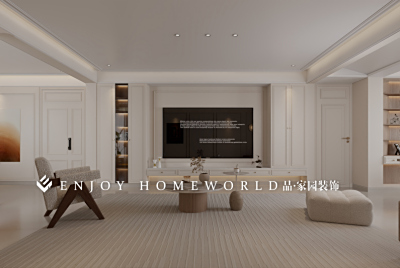 玉溪装修-玉水金岸180㎡ 现代轻法式