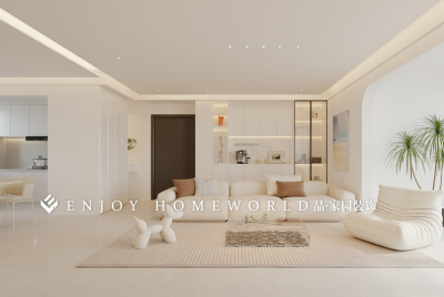 玉溪装修-金科天宸143㎡纯白奶油风