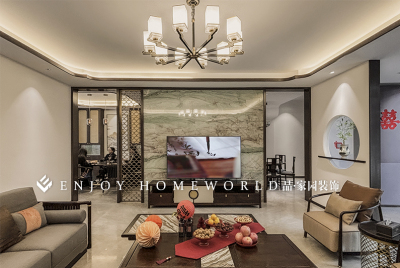 实景-通海拾光合著新中式别墅 - 260平