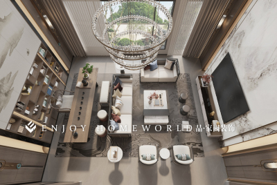 昆明装修-伯利庄园 现代 别墅920㎡