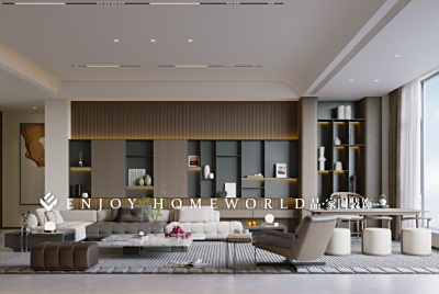 昆明装修-海东俊园现代 单元房 134㎡