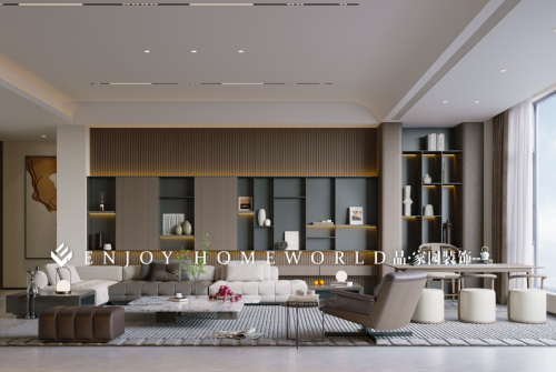 昆明装修-海东俊园现代 单元房 134㎡