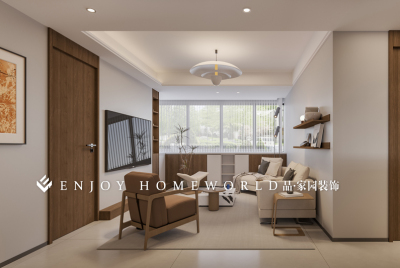 昆明装修-云大北院原木单元房70㎡