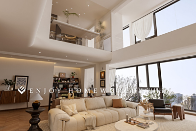 玉溪装修-金科九璋复式楼260㎡现代中古