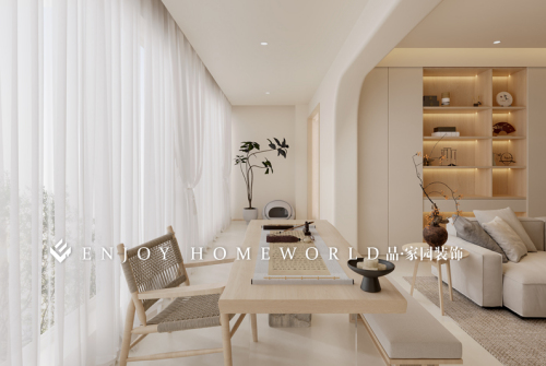 玉溪装修-万科五街坊原木风168㎡