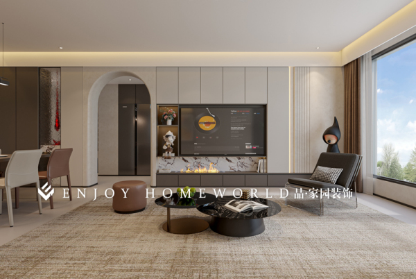 玉溪装修-新天地现代艺术风120㎡