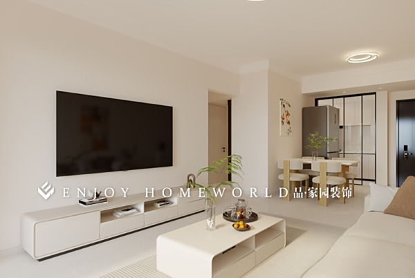 玉溪装修-红星紫郡2期80㎡现代简约风