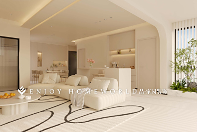 玉溪装修-太阁141㎡ 奶油风