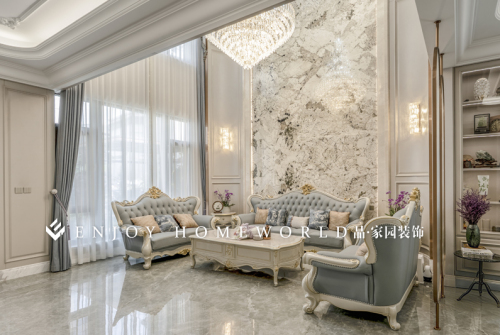 实景-江川星云湖畔法式别墅