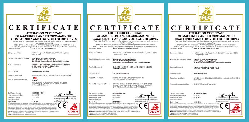 歐盟CE認(rèn)證證書(shū)