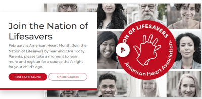 二月是美国心脏月,成为全球救星