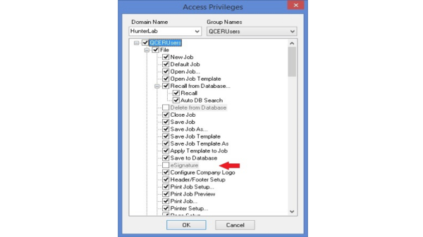 EasyMatch QC-ER中的电子签名特权可以授权他人吗？