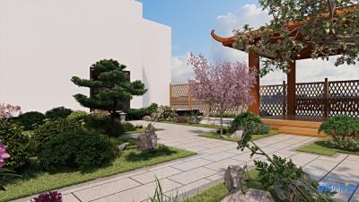 225平方花-露台