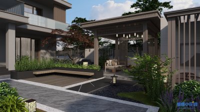 传统与现代的和谐共舞，中式庭院设计的新视角