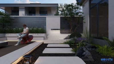 极简花园-入户花园 