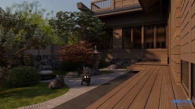 日式庭院设计的关键要素——植物和水景