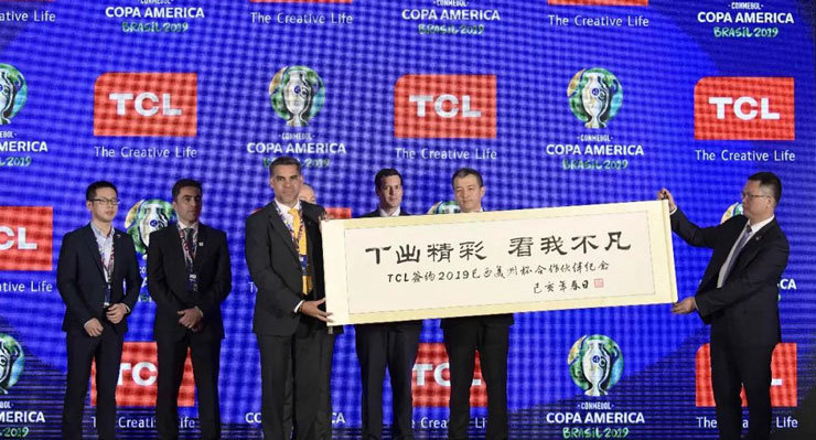 TCL签约成为2019 巴西美洲杯官方合作伙伴！