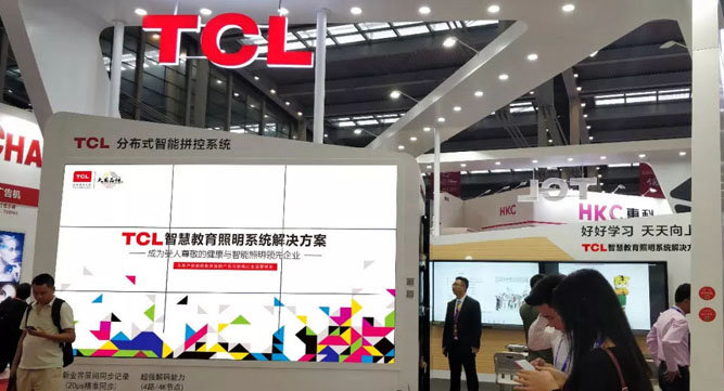 TCL携教育照明系统解决方案，亮相ISVE智慧商显展