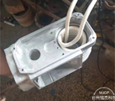 空压机铝壳加热