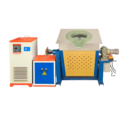 中频熔炼90KW-电动倾倒