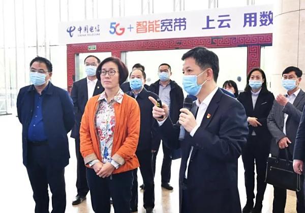 江西省吴忠琼副省长调研中国电信江西公司5G新基建情况