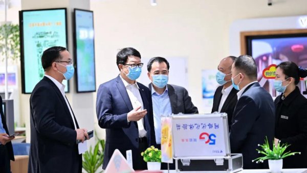 电信集团公司张志勇副总经理到江西公司调研