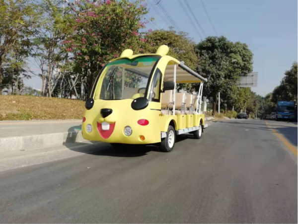 广州康年土地建设与傲虎合作皮卡观光车