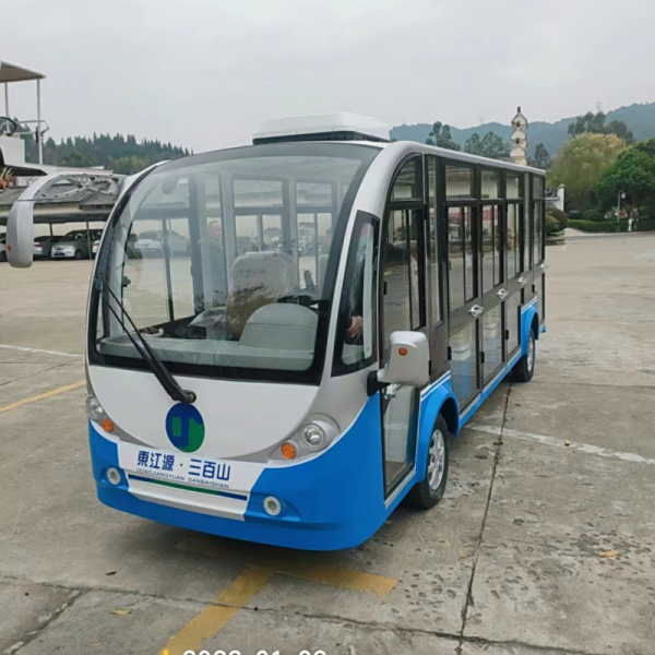 观光车助力东江源温泉旅游度假区