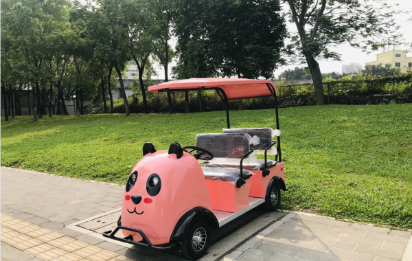 傲虎 景区智能扫码 共享代步车 出糖果色了  