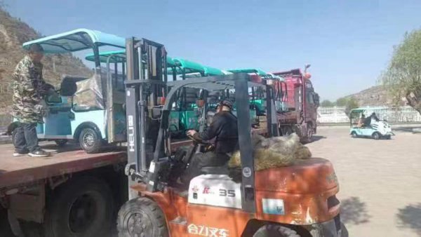 傲虎与某景区成功案例——景区共享代步车——专为景区打造的新项目 新出行代步车