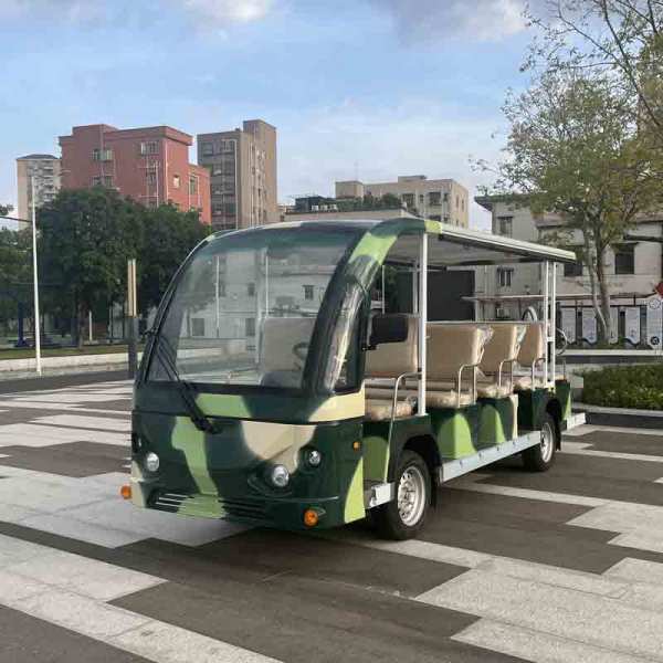 14座迷彩色观光车