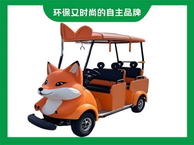 景区智能扫码4座卡通代步车