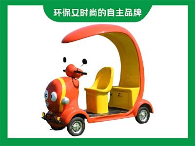 景区3座卡通款智能扫码代步车