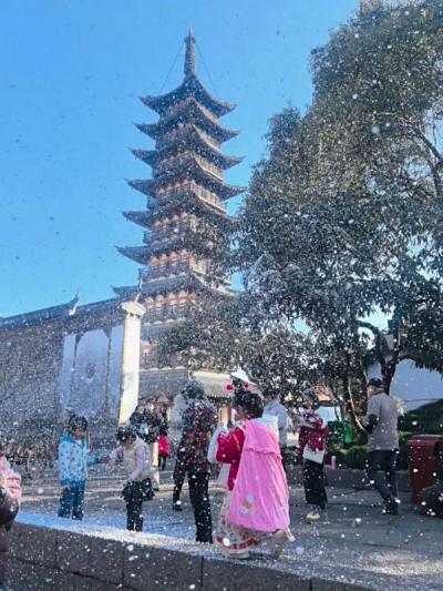 冬季祈福十八游丨松江的第一场雪在这里！方塔园元旦亲子游园会，温暖热闹！
