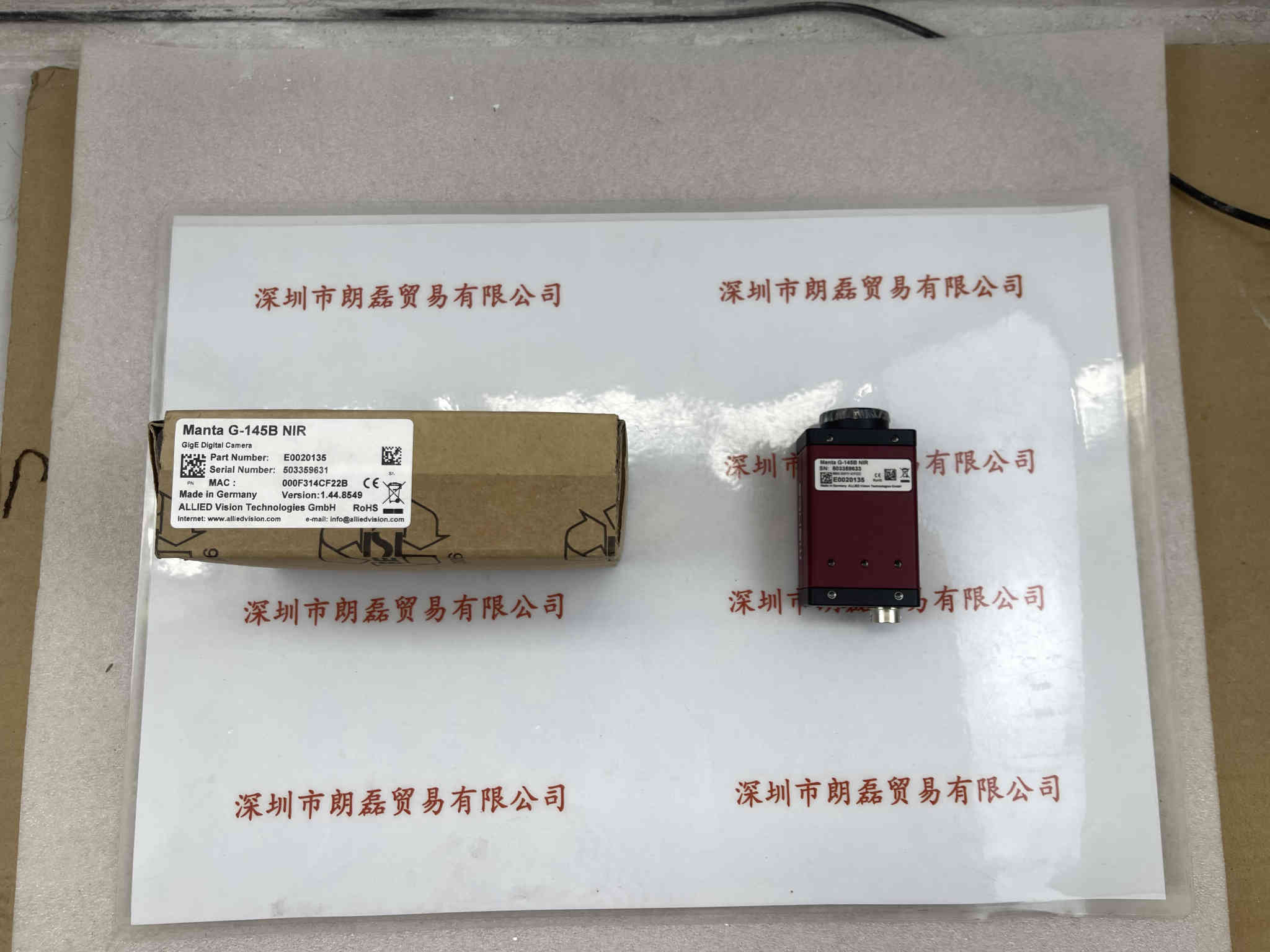 AVT瑷茘德   Manta  G-145B NIR  工业相机