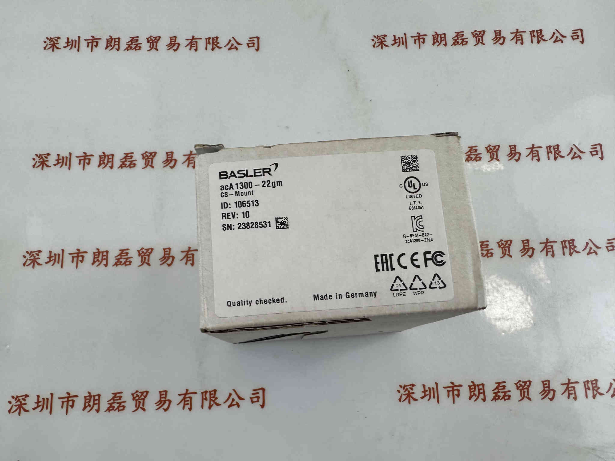 basler巴斯勒  ACA1300-22GM  工业相机