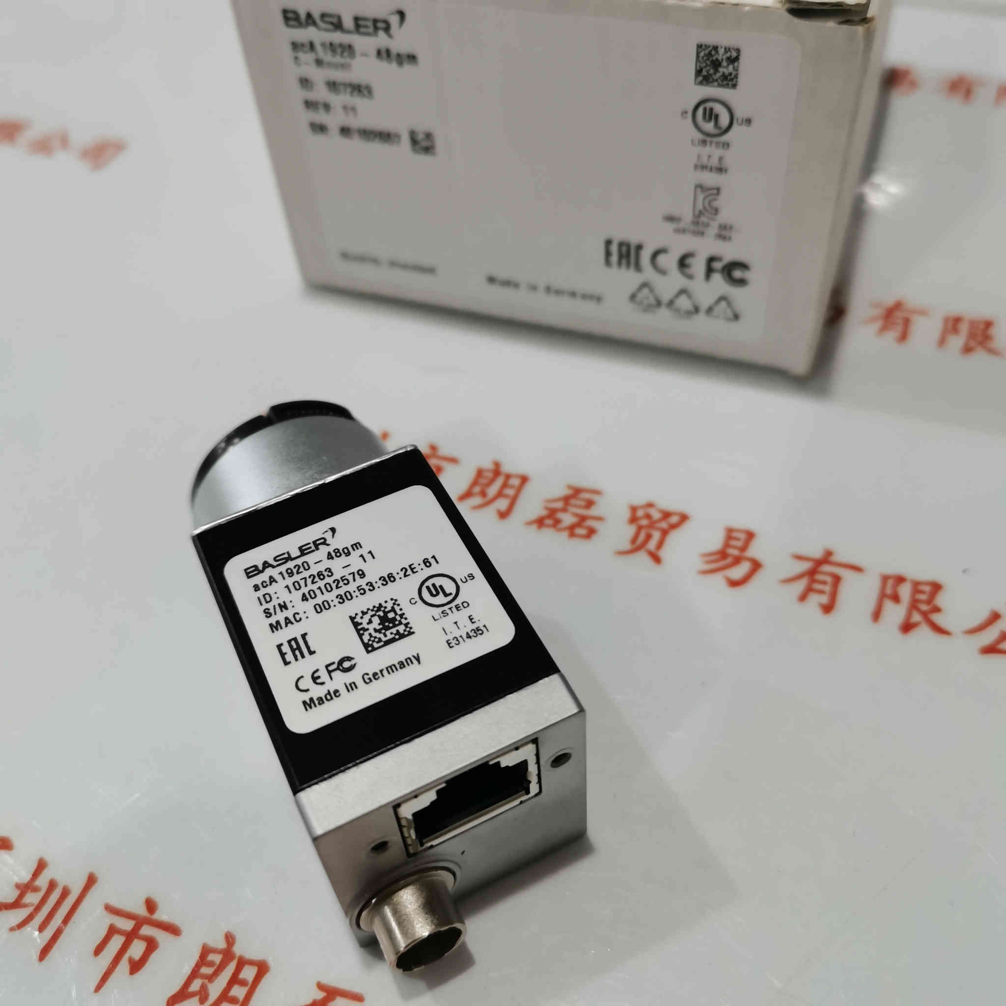 BASLER巴斯勒   ACA1920-48gm  工业相机