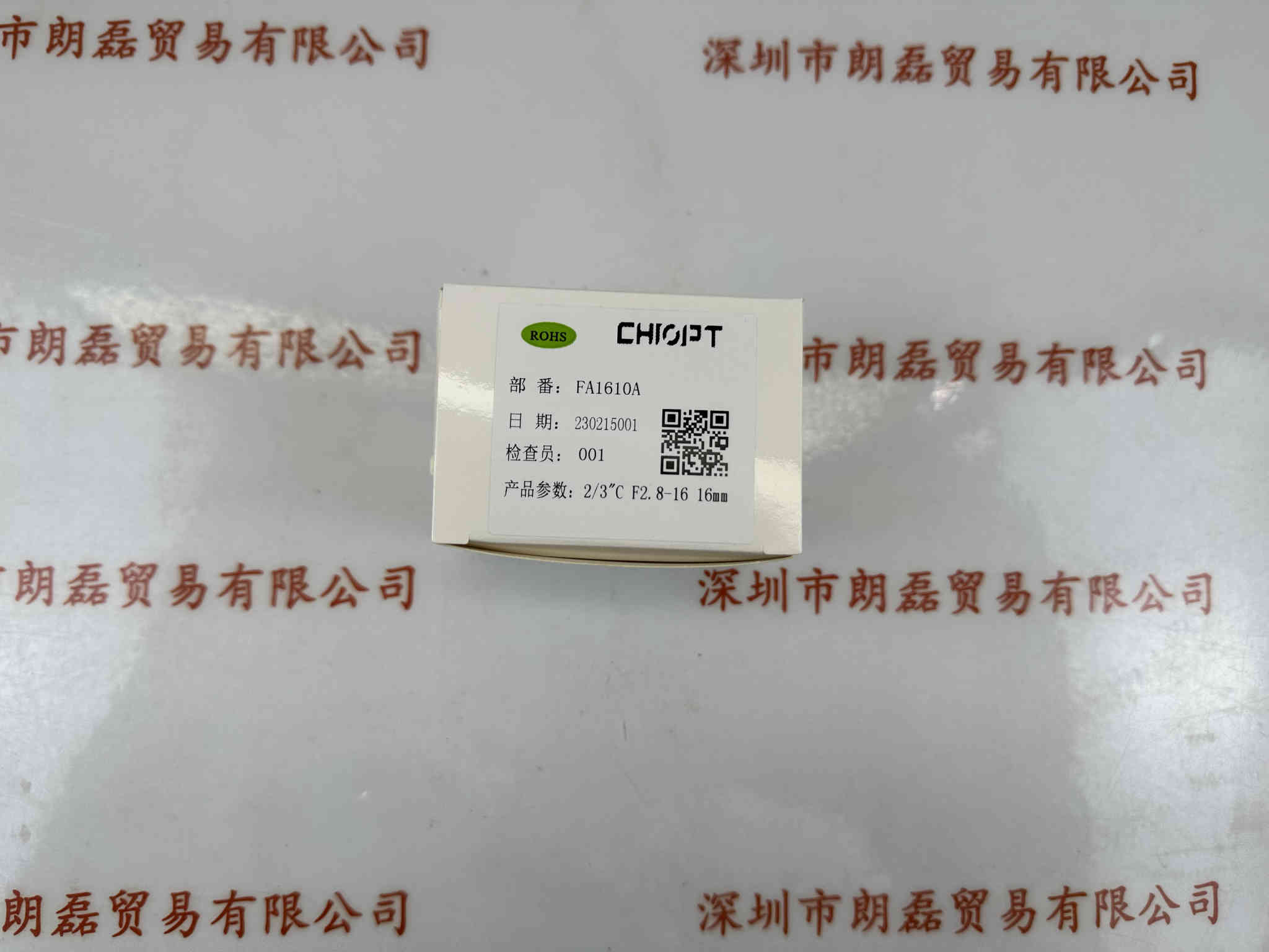 CHIOPT长步道  FA1610A  工业镜头