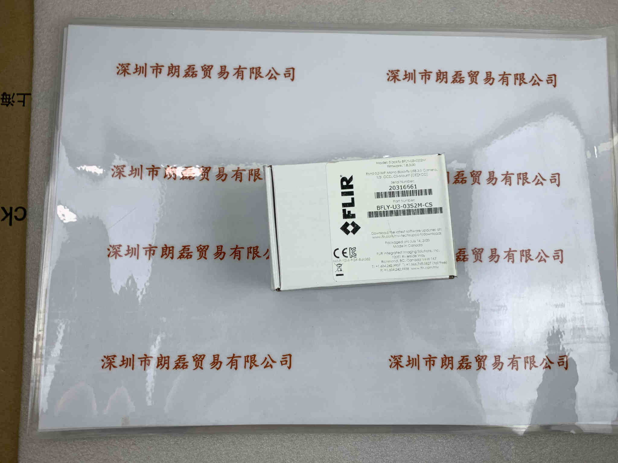 FLIR菲力尔    BFLY-U3-03S2M-CS  工业相机 