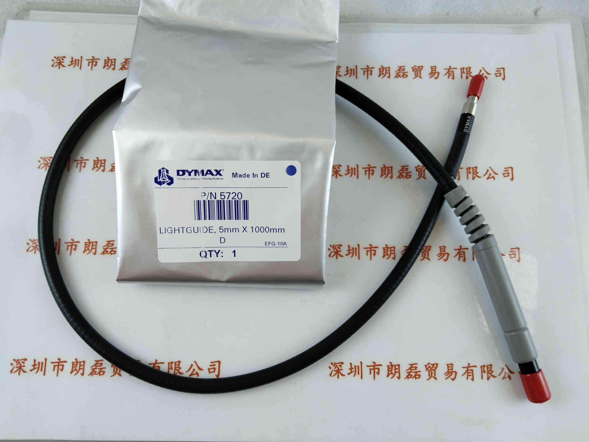 DYMAX戴马斯   PN：5720  lightguide 5X1000mm  一分支光导