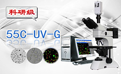 PUZHE蒲柘    55C-UV-G    粒径统计分析显微镜
