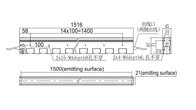 LOTS乐视  LTS-LIN151645-G  线光源