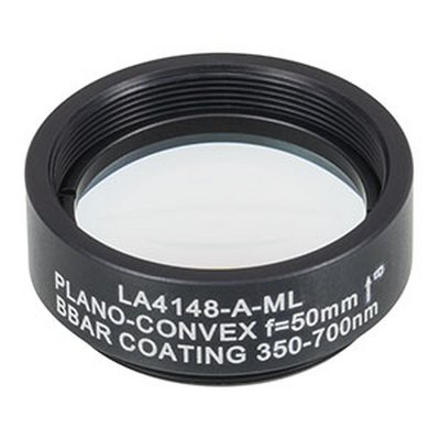 Thorlabs索雷博   LA4148-A-ML   紫外熔融石英平凸球透镜