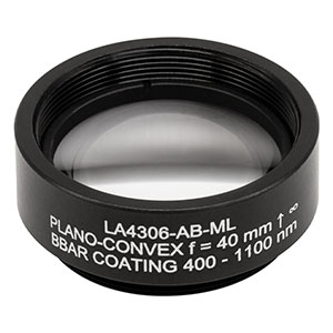 Thorlabs索雷博    LA4306-AB-ML  紫外熔融石英平凸球透镜