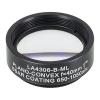 Thorlabs索雷博    LA4306-B-ML  紫外熔融石英平凸球透镜