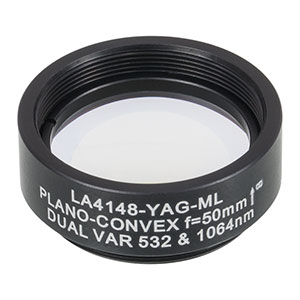 Thorlabs索雷博    LA4148-YAG-ML  紫外熔融石英平凸球透镜