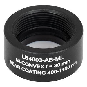 Thorlabs索雷博     LB4003-AB-ML    紫外熔融石英双凸球面透镜