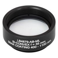 Thorlabs索雷博     LB4879-AB-ML   紫外熔融石英双凸球面透镜