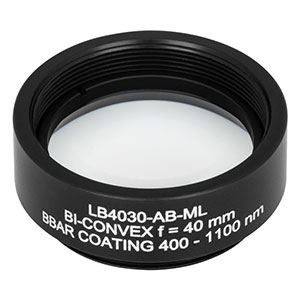 Thorlabs索雷博    LB4030-AB-ML    紫外熔融石英双凸球面透镜