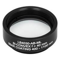 Thorlabs索雷博    LB4030-AB-ML    紫外熔融石英双凸球面透镜